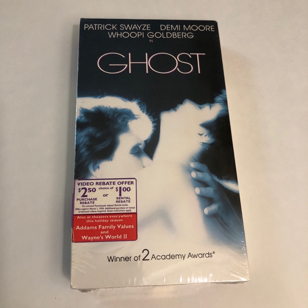 Ghost VHS 1990 Patrick Swayze Demi Moore McDonalds Promo Movie New Sealed